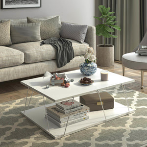 Stolik kawowy Saltdal 91x62x30cm w różnych kolorach. kolory [en.casa]