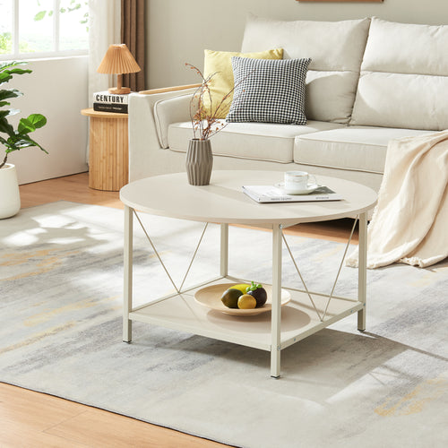 Stolik kawowy Filem Ø80x46 cm [en.casa]