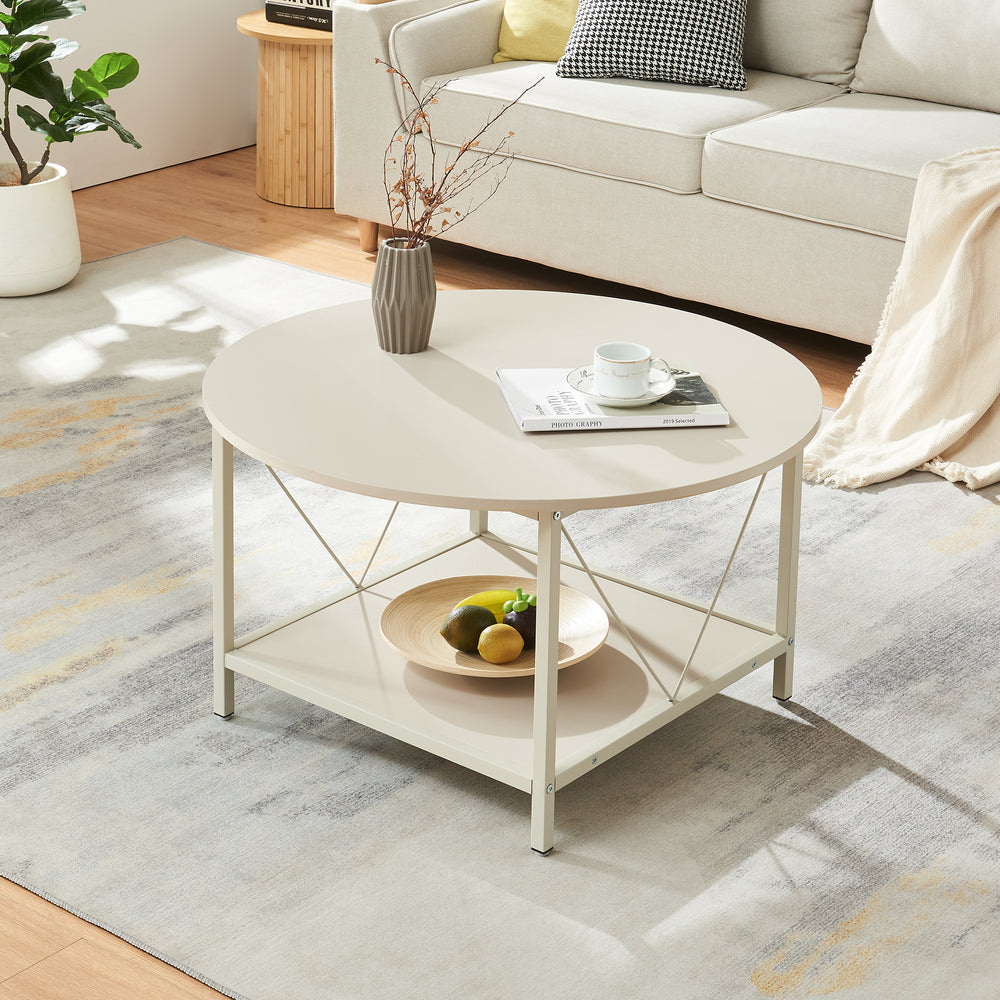 Stolik kawowy Filem Ø80x46 cm [en.casa]