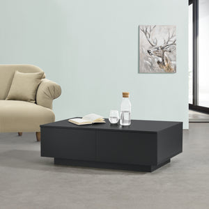 Stolik kawowy Kagiso 95x60x31 cm 4 szuflady różne kolory en.casa