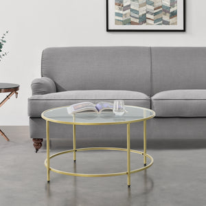 Stolik kawowy Kouvola stalowa rama 84 x 455 cm w różnych kolorach kolory en.casa