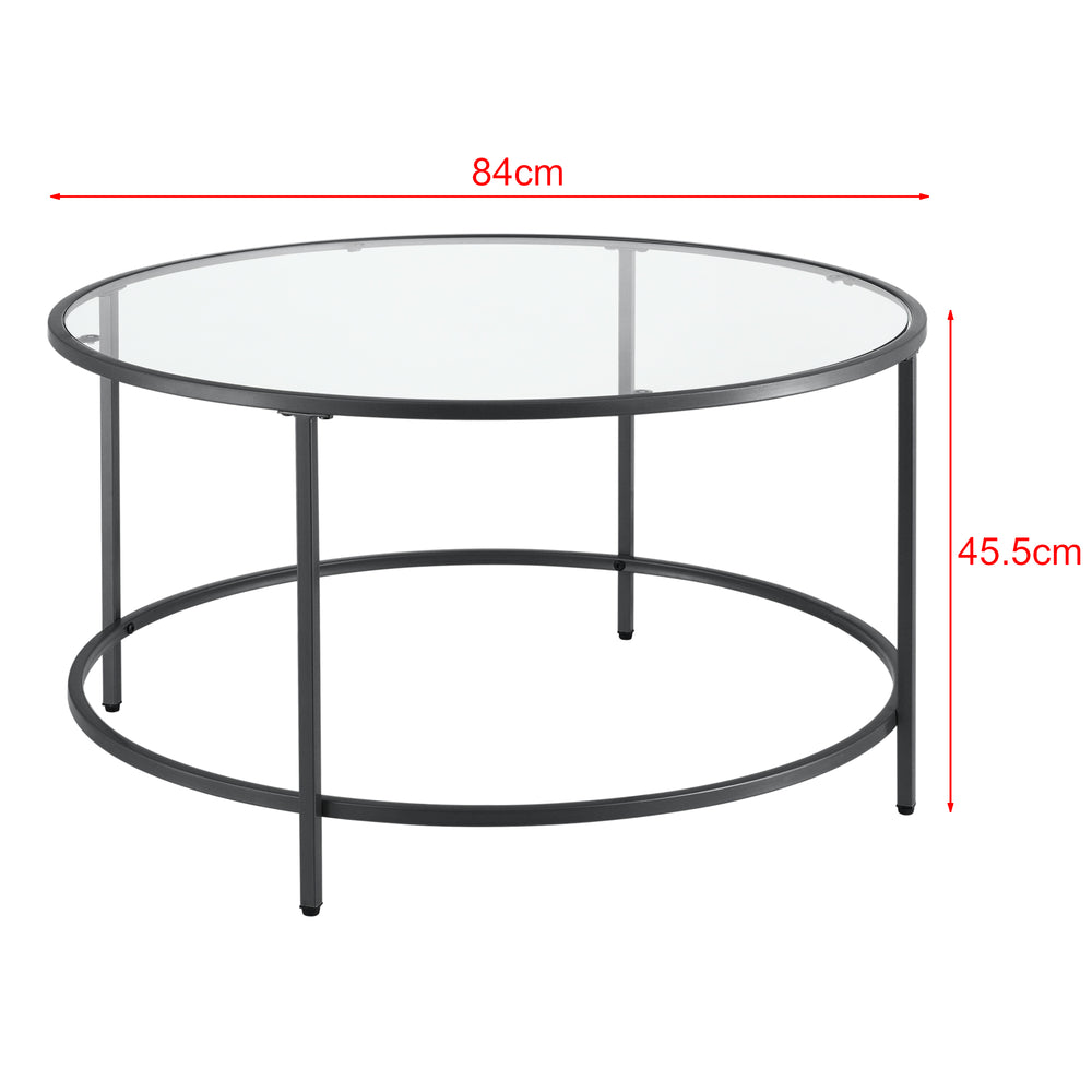 Couchtisch Kouvola Stahlgestell 84 x 45,5 cm in versch. Farben en.casa - premiumXL