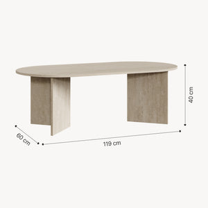 Stolik kawowy Kynd 119x60x40 cm [en.casa]