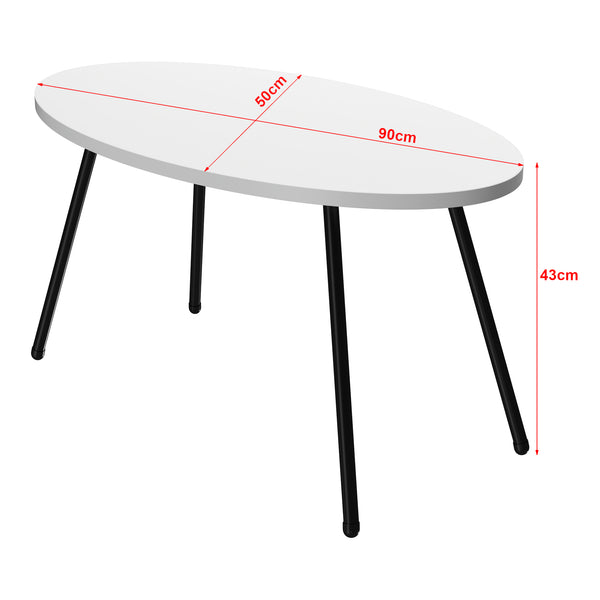 Stolik kawowy Skærbæk 43 x 90 x 50 cm w różnych kolorach. kolory [en.casa]