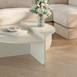 Stolik kawowy Tondesdaslo z podwójnym blatem [en.casa]