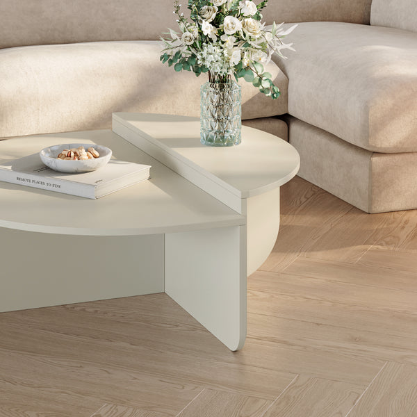 Stolik kawowy Tondesdaslo z podwójnym blatem [en.casa]