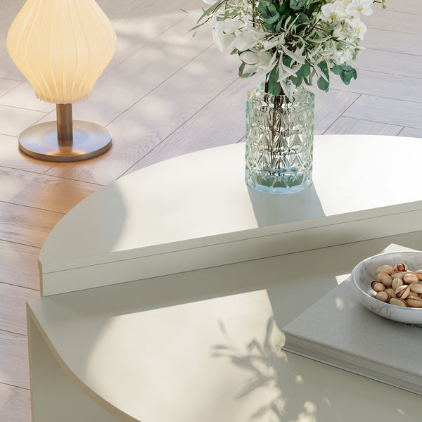 Stolik kawowy Tondesdaslo z podwójnym blatem [en.casa]