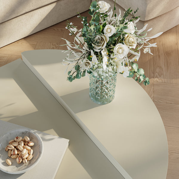 Stolik kawowy Tondesdaslo z podwójnym blatem [en.casa]