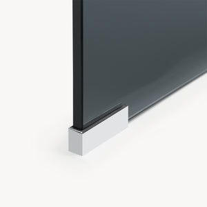 Stolik kawowy Väsas 90x45x35 cm szkło hartowane [en.casa]