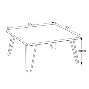 Stolik kawowy Vindeln 60x60x30cm w różnych kolorach [en.casa]