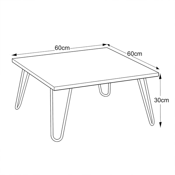 Stolik kawowy Vindeln 60x60x30cm w różnych kolorach [en.casa]