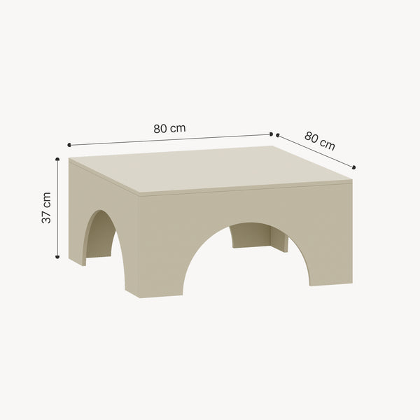 Stolik kawowy Vivatka 80x80x37 cm [en.casa]