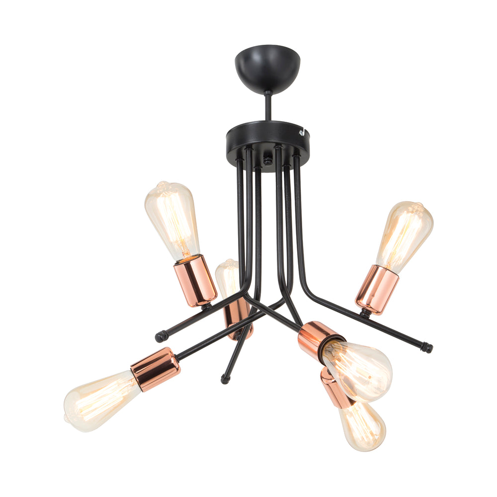 Lampa sufitowa Halesowen 6xE27 metal w różnych kolorach [lux.pro]