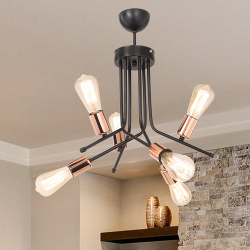 Lampa sufitowa Halesowen 6xE27 metal w różnych kolorach [lux.pro]