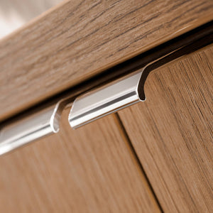 Umywalka podwójna Skelbolu z 2 drzwiami i 2 szufladami dąb [en.casa]