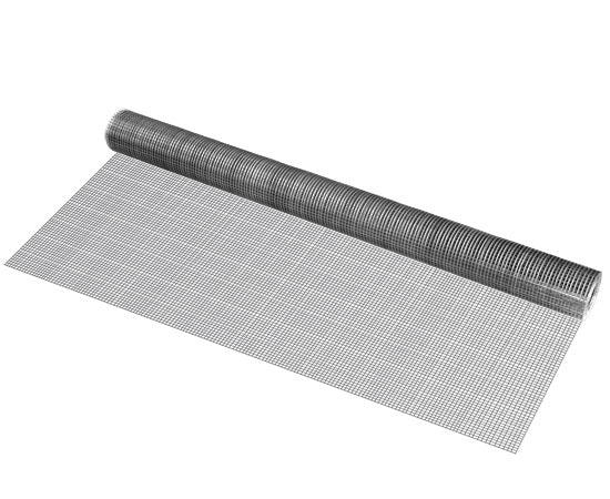 Ogrodzenie z siatki drucianej 1x5 m/rolka stal ocynkowana szara pro.tec