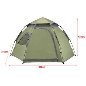 Namiot kempingowy Nybro Pop Up dome 240x205x140cm w różnych kolorach. kolory [pro.tec]