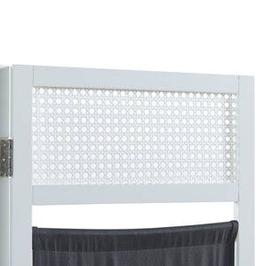 Rozdzielacz pokojowy Dorotea biały/ciemnoszary [en.casa]