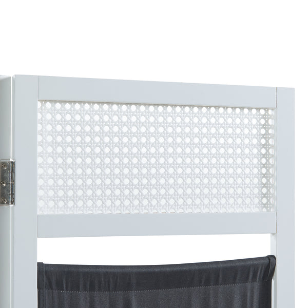 Rozdzielacz pokojowy Dorotea biały/ciemnoszary [en.casa]