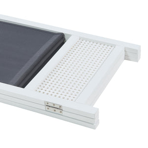 Rozdzielacz pokojowy Dorotea biały/ciemnoszary [en.casa]