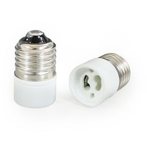 [lux.pro]® Ceramiczna przejściówka adapter: gniazdo żarówki E27 na GU10