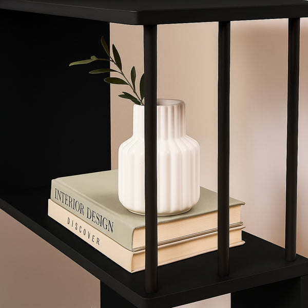 Półka narożna Afrel 160x54x54 cm [en.casa]