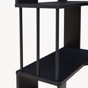 Półka narożna Afrel 160x54x54 cm [en.casa]