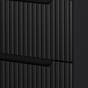 Szafka podumywalkowa Skelbolu z rowkowanym frontem [en.casa]