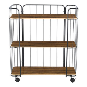 Wózek boczny Laer z 3 półkami w różnych kolorach en.casa