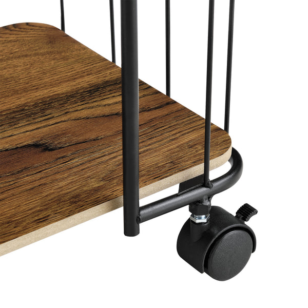 Wózek boczny Laer z 3 półkami w różnych kolorach en.casa