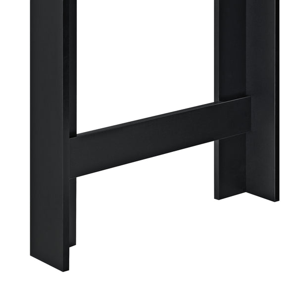 Stół barowy Danderyd 120x60x106 cm z 3 schowkami [en.casa]