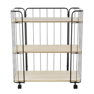 Wózek boczny Laer z 3 półkami w różnych kolorach en.casa