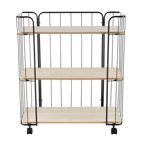 Wózek boczny Laer z 3 półkami w różnych kolorach en.casa