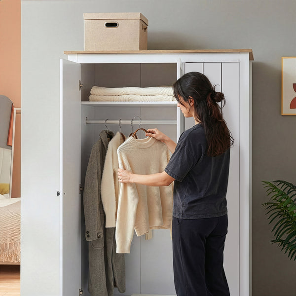 Szafa Vasand 175x120x52 cm [en.casa]