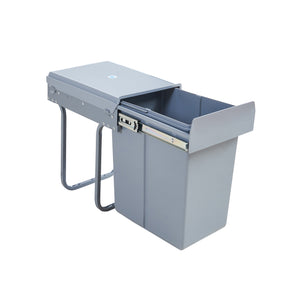 Wbudowany kosz na śmieci Froland 2/3 komory Szary różne wersje [en.casa]