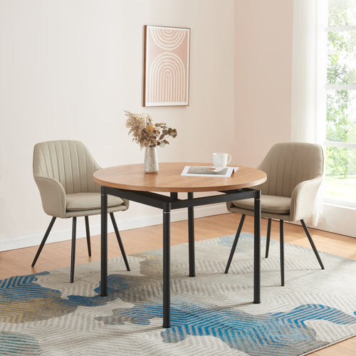 Esstisch Hemnes Eiche - Optik in versch. Größen [en.casa] - premiumXL