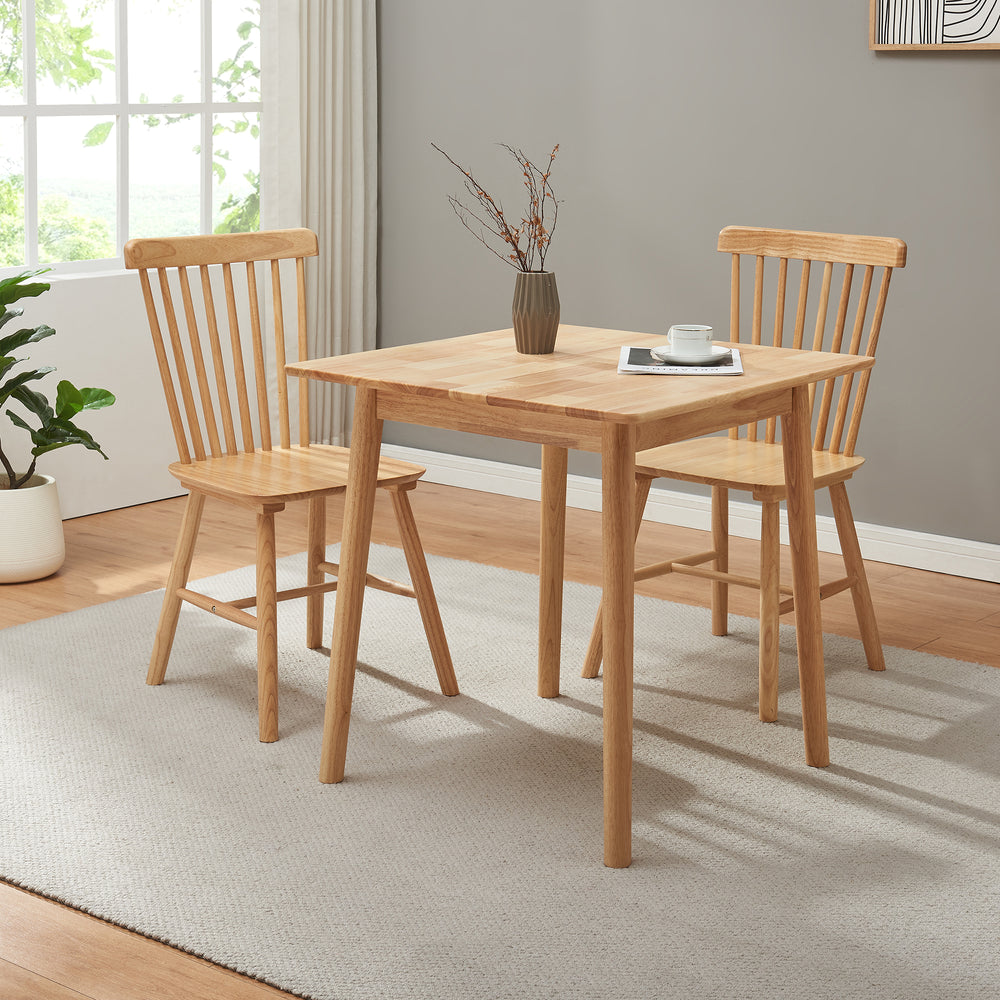 Stół do jadalni z drewna Klijori [en.casa]