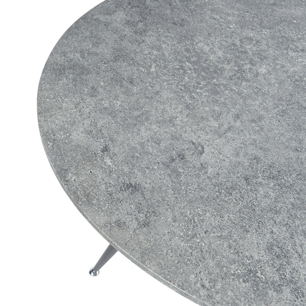 Stół do jadalni Fitjar o wyglądzie betonu w różnych rozmiarach. rozmiary [en.casa]