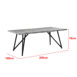 Stół jadalniany Sävsjö 200x100x76cm różne kolory en.casa