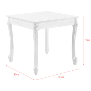 Stół do jadalni Lüneburg w różnych rozmiarach Rozmiary Biały en.casa