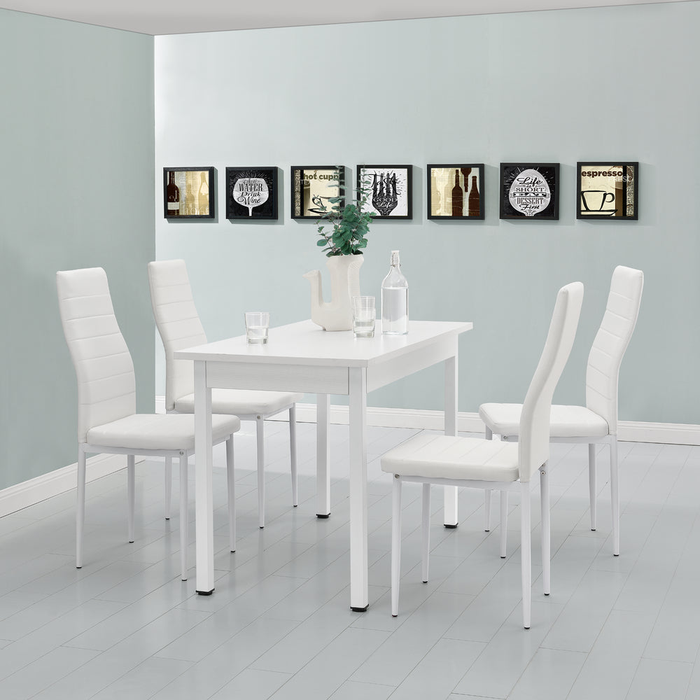 Zestaw jadalniany Jørpeland (zestaw, 5-częściowy) 120x60 cm różne kolory [en.casa] - premiumXL
