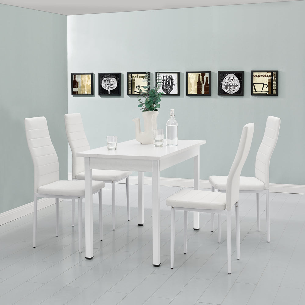 Zestaw jadalniany Jørpeland (zestaw, 5-częściowy) 120x60 cm różne kolory [en.casa] - premiumXL