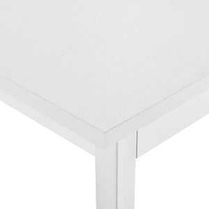 [en.casa]® Zestaw do kuchni jadalny stół 140x60 cm + krzesło 6 szt. (różne kolory)