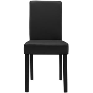 [en.casa]® Stół MDF 140x90 cm + miękkie krzesło 6 szt. (różne kolory)
