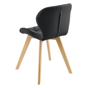 Krzesło do jadalni Älmhult zestaw 6 szt. 78x47x52 cm skóra ekologiczna różne kolory [en.casa]