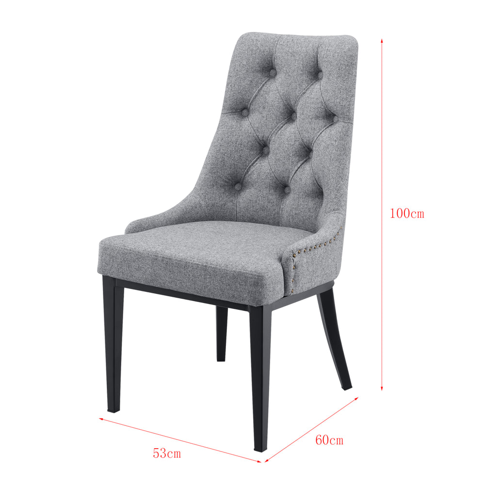 Zestaw krzeseł do jadalni Chester [en.casa]