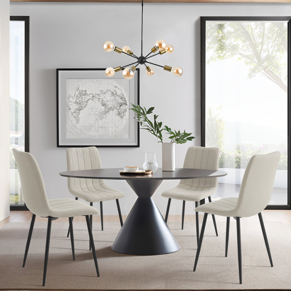 Krzesło do jadalni Elsern zestaw 4 [en.casa]