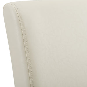 Krzesło do jadalni Hamburg zestaw 6 sztuk imitacja skóry [en.casa]