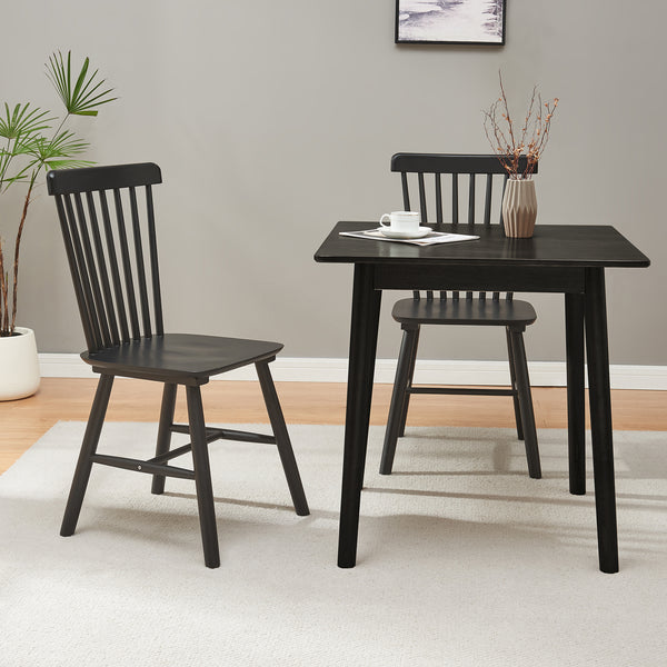 Krzesło do jadalni Karmoy zestaw 2 szt. drewno [en.casa]