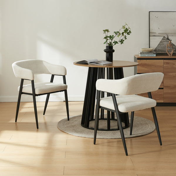 Zestaw krzeseł do jadalni Kohlmand [en.casa]